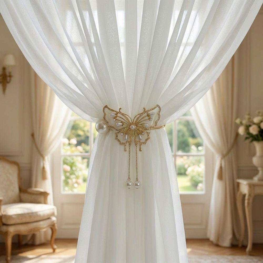 Luxury Curtain Tiebacks Gold Curtain Holdbacks Stylish Curtains Tie Rope  Homestay