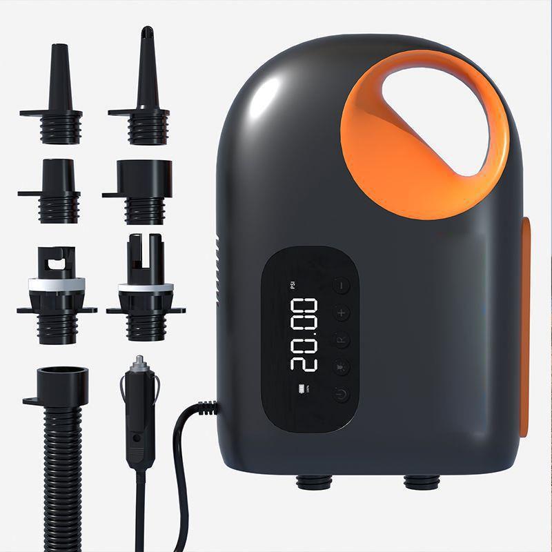 High-Power 12V Intelligent Electric Pump for Kayaks, SUPs, and Inflatables 12V Cigarette Lighter Wired