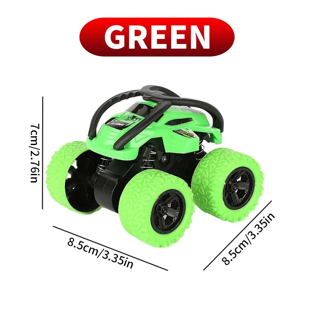 Four Wheel Drive Stunt Inertia Toy Car - Inertia Drive, No Battery Required, High Playability - Suitable for Boys and Girls As G