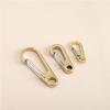 Pure Brass Curtain Clasp Carabiner Clasp for Key Ring Hook for Key Chain Strap Wallet Bag for Sports Fishing Hiking Trav