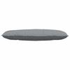 Back Cushion Light Grey 120 x 19 x 50 cm Fabric