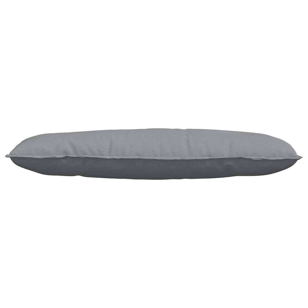 Back Cushion Light Grey 120 x 19 x 50 cm Fabric