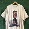 Aaliyah Grafisk T-shirt Kortärmad Vit Bomull Dam Herr S till 2345XL Unisex T-shirt