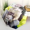 1pc Outdoor Umbrella with Cute Anime Characters, Automatic Opening/Closing, Portable 3-Fold Design, 8-Rib Iron Frame - Perfect Gift for Fans, Tra