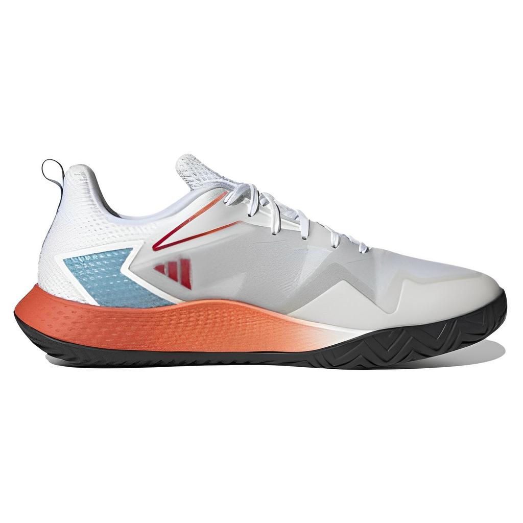 Adidas Defiant Speed Non-Slip Durable Low-Top Tennis Shoes Men Sneakers White Blue HQ8456