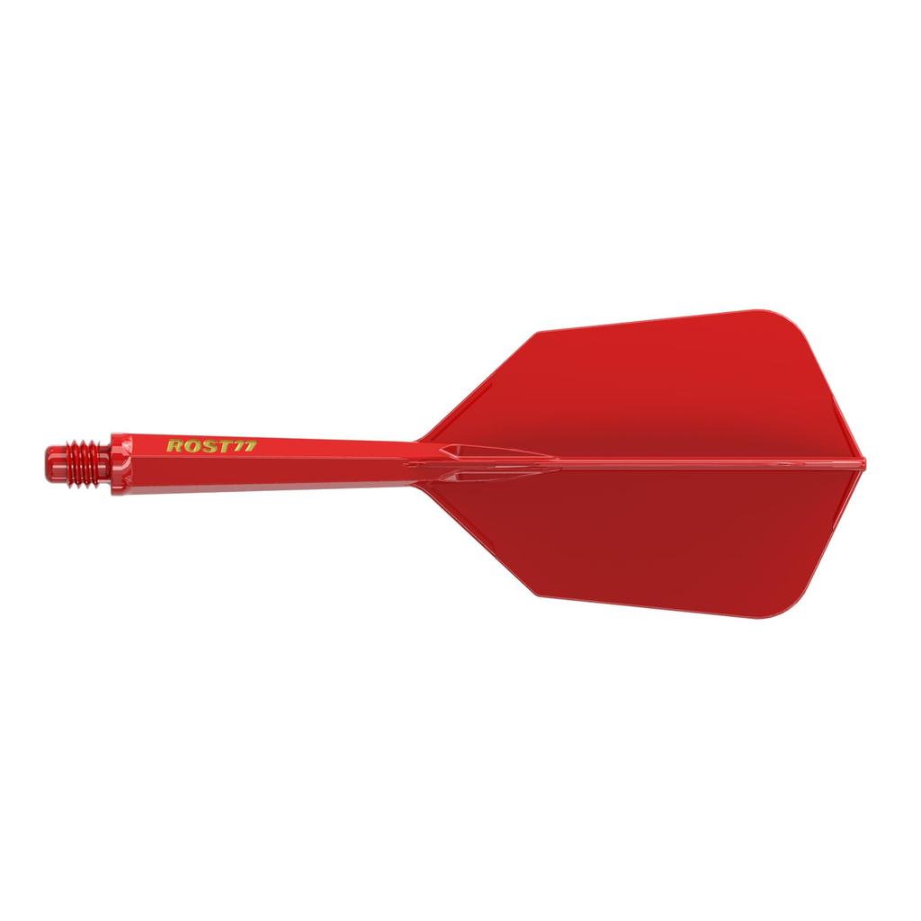 CUESOUL ROST 77 integrated flight slim set of 3 red M size yellow logo CS-77-SC4S-M