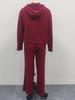 2026 European & American Women's Casual Knit Stripe Hoodie Set