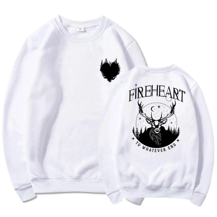 Aelin Galathynius Fireheart Throne of Glass SJM Acotar Women Casual Comfortable Pullover Sweatshirt Hoodie Clothes To Whatever End