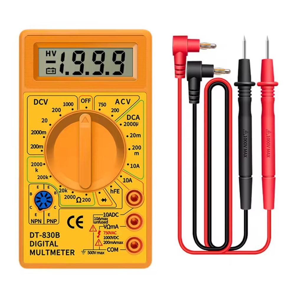 Digital multimeter tester DT830B electric voltmeter ampere meter, portable volts multimeter car battery tester circuit tester