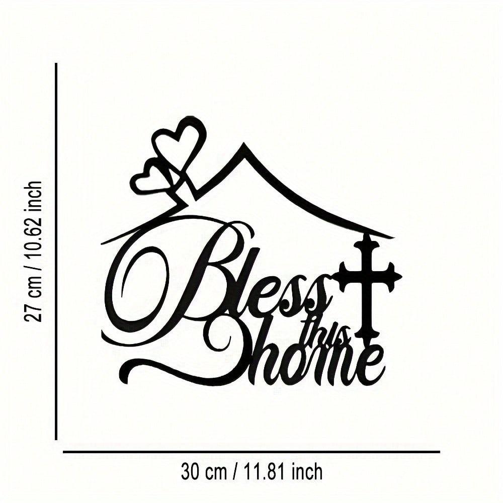 Elegant Metal Welcome Sign Home Wall Decor Modern Housewarming Gift