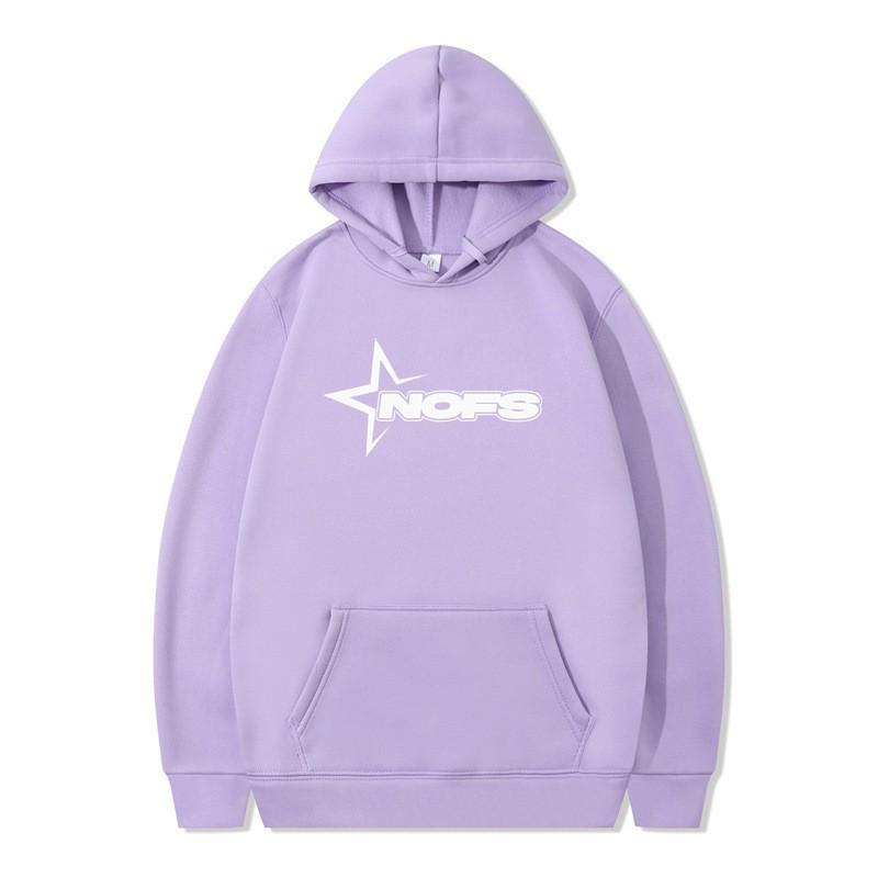 Oversized Letter Print Hoodie Men Women Hip Hop Streetwear Casual Pullover Sweatshirt