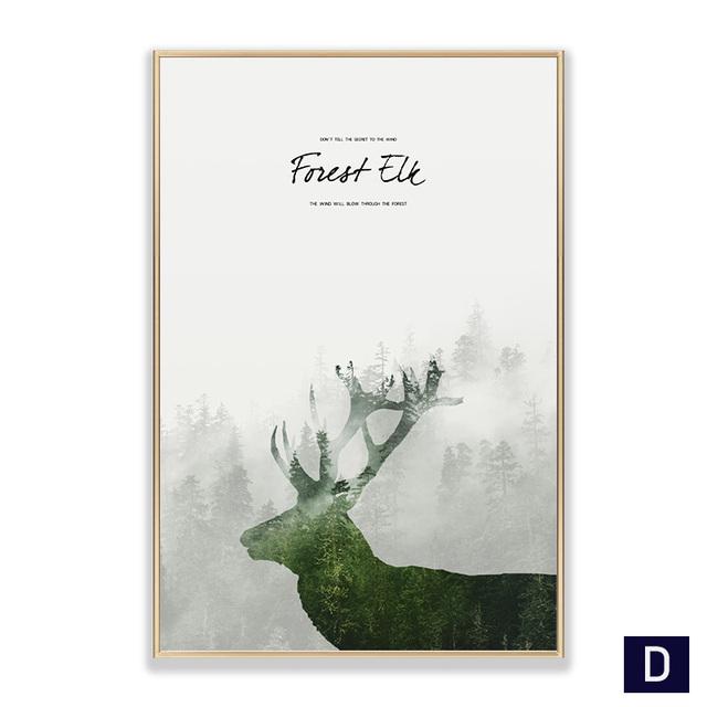 Green Leaf Poster Canvas Painting Plant Wall Art Pictures For Living Room Natural Modern Home Decorative Prints On The Wall