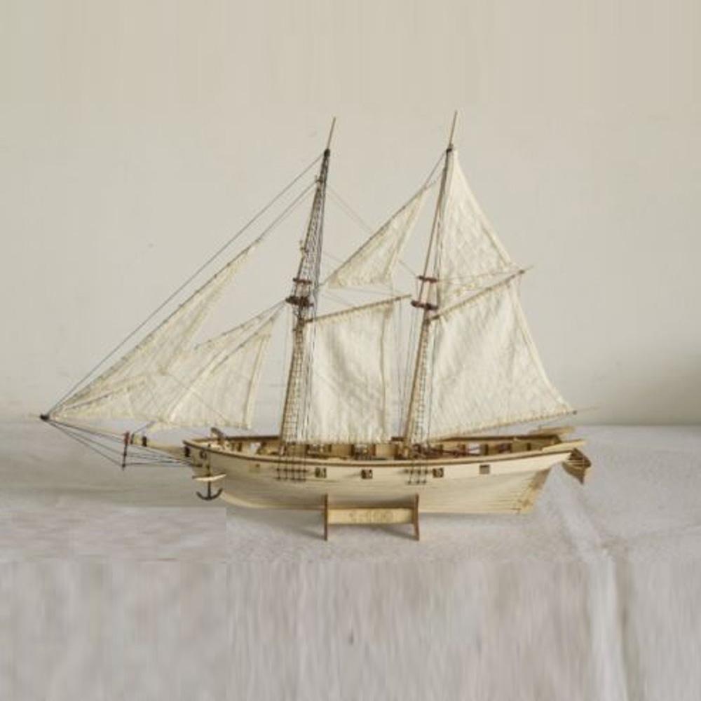 DIY Ship Assembly Model Kits Wooden Sailing Boat Scale Model Decoration