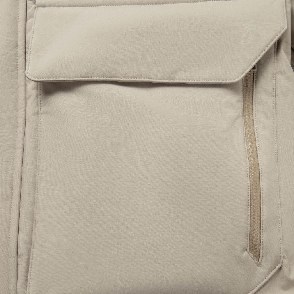 Li Ning CF Suo Solid Color Fashion Zip Hooded Versatile Casual Down Jacket Men Outerwear AYMV529-3