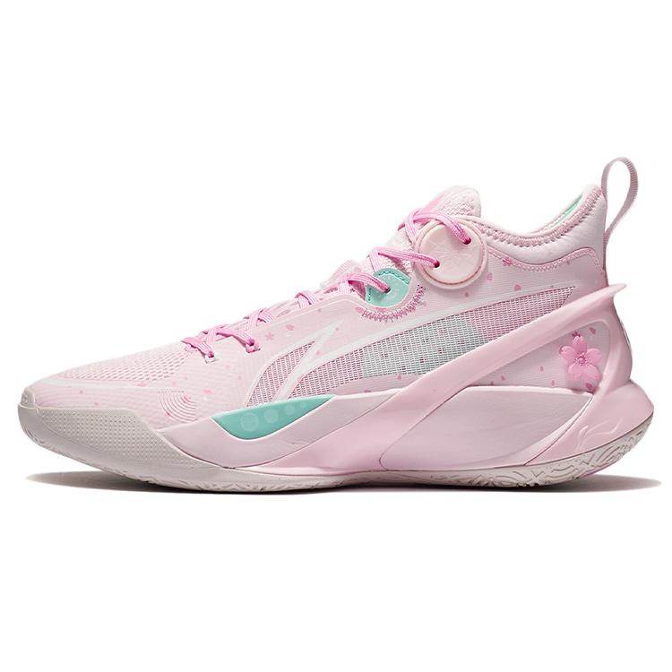 New LiNing SONIC 10 V1 Durable Cushioning Support Performance Basketball Shoes Primrose Pink Cherry Blossom Blossom ABAS069-G