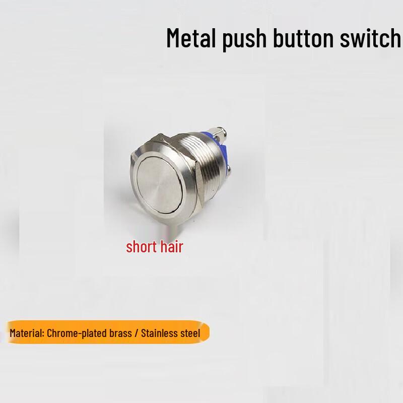 

Zhuochi 19mm Stainless Steel Waterproof Momentary Push Button Switch CN plug (adapter included)