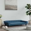 vidaXL Dog Bed Blue 100x50x21 cm Velvet