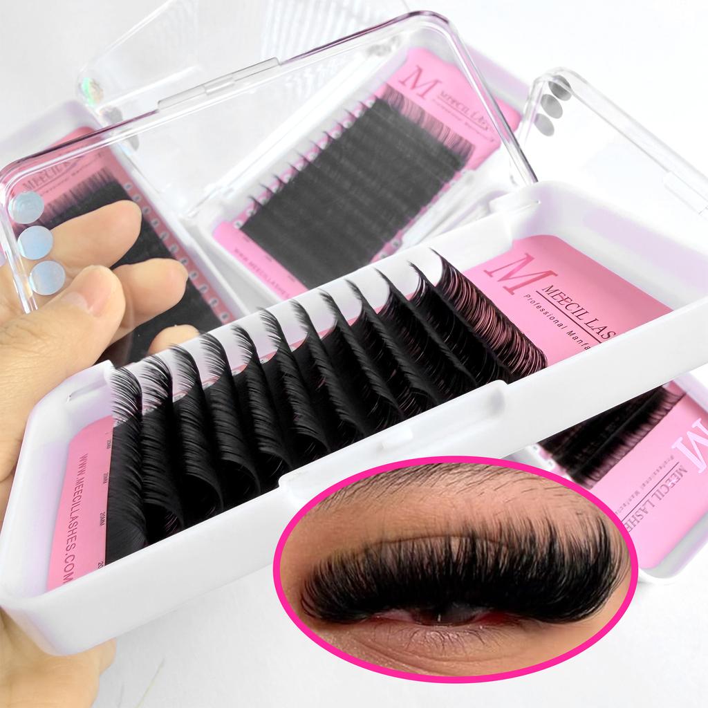 Premium Cashmere Lash Extensions Supplies Individual Volume Lash Trays Private Label Eyelash Extensions