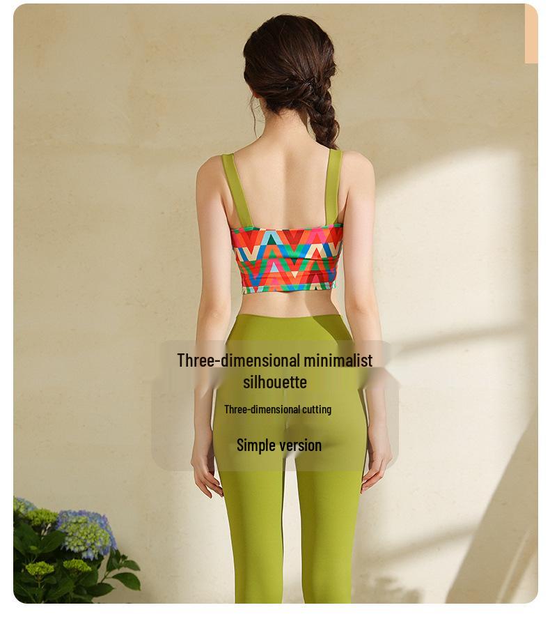 Women's Mesh Yoga Tank Top with Chest Pad - Beautiful Back Pilates Fitness Vest