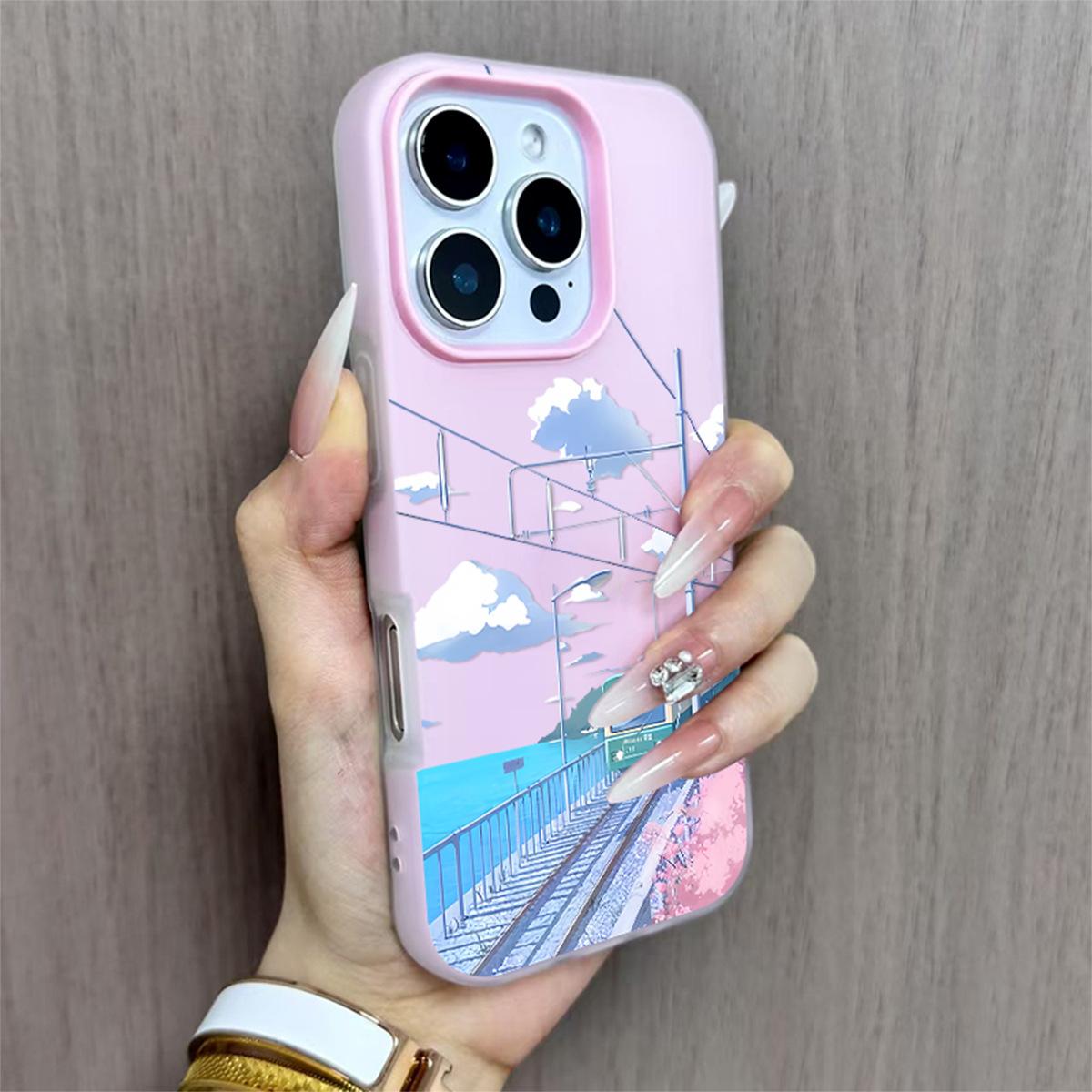 

Jelly 2-in-1 Phone Case Cute Creative Crossbody 3-in-1 Phone Case for Apple 2-in-1 Phone Case Cartoon For iphone 17PROMAX