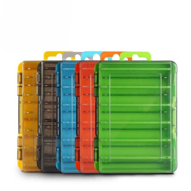 Convenient Sided Fishing Tackle Box 12 Compartments Bait Lure Hook Storage Box Fishing Accessories Plastic Storage Case