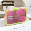 Microwave Safe Bento Box With Dividers For Office Workers And Students