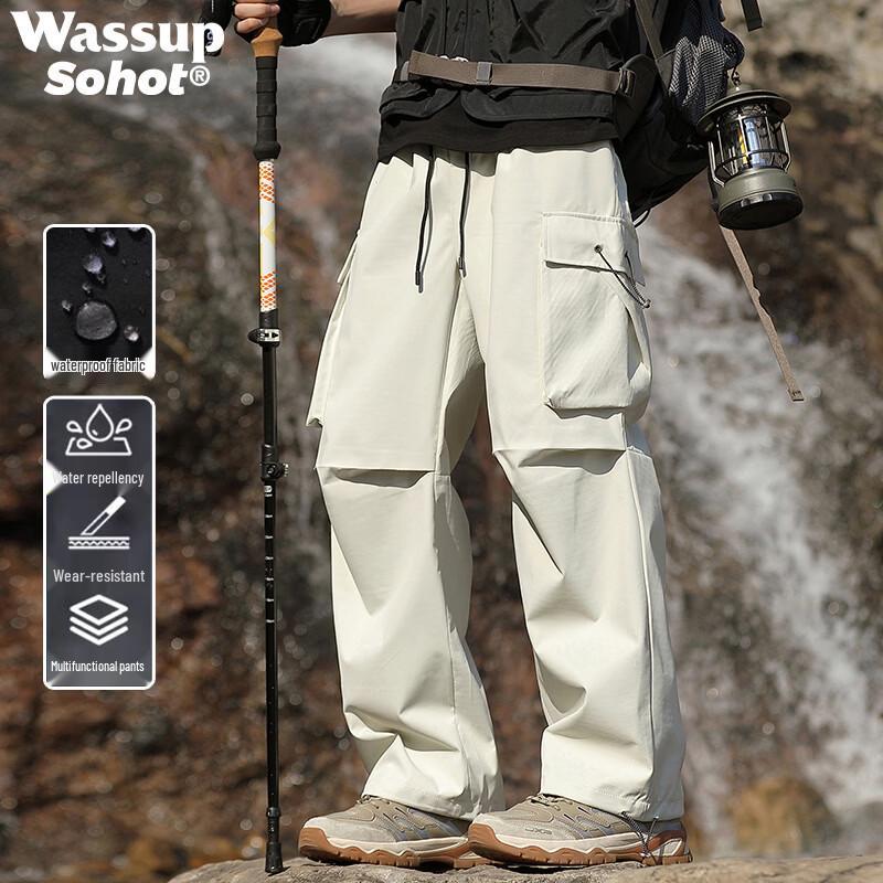 

Wassup Sohot Men s Lightweight Techwear Cargo Pants XL