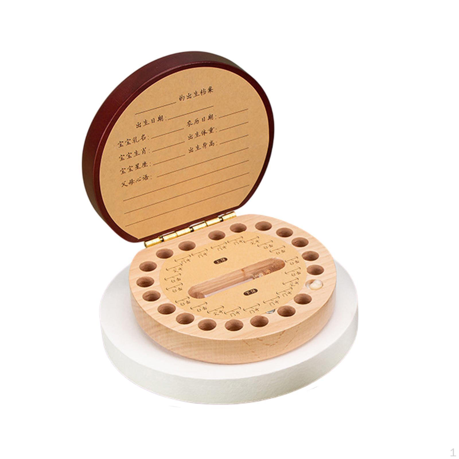 

Коробочка для молочных зубов на память, Детский контейнер, Деревянный практичный, Коллекция зубов Хранение зубов girls