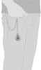 Charles Hubert, Paris Men's Pocket Watch with Date Display 3559