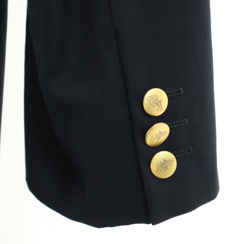 GIORGIO ARMANI LE COLLEZIONI 90s Made In Italy Old Gold Button Tailored Jacket Men's Used