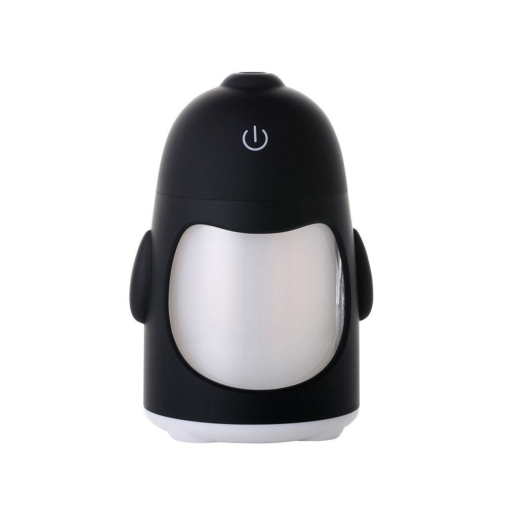 Cute Cartoon Penguin Shape 7 Colors Change Mini Air Humidifier