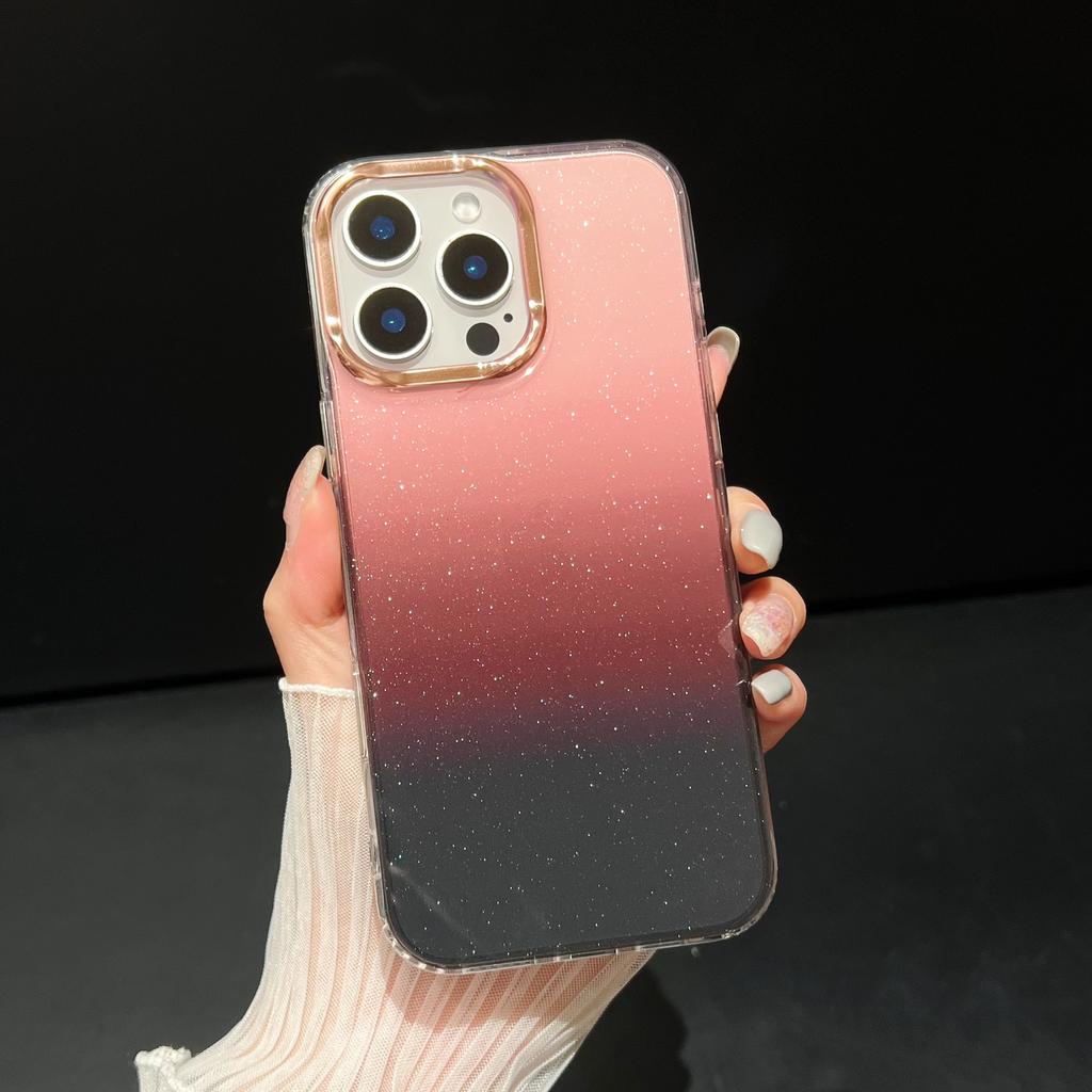 The Starry Sky Gradient Glitter Is Suitable for Apple 16 Phone Cases, IPhone15promax, and A Light Luxury 14 High-end Protective Case