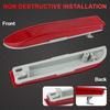 Auto Left Right Rear Bumper Reflector Light Cover Red Fog Lamp Light Trim For Toyota RAV4 2006 2007 2008 2009 2010 2011 2012