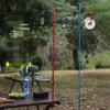 Ultralight Aluminum Folding Camping Light Pole Stand