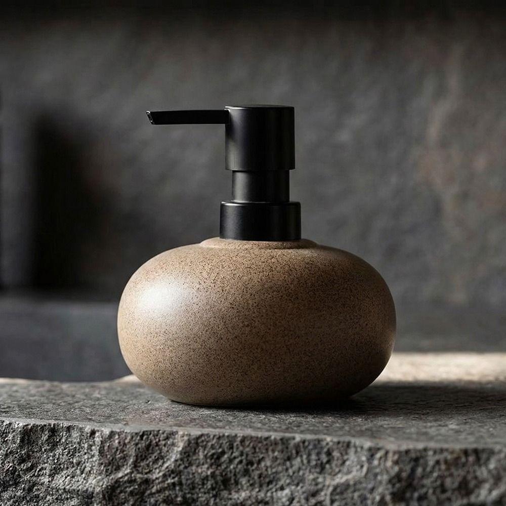 Stone-Textured Dispenser Vintage Squeeze Bottle Hand Sanitizer Soap Dispenser  Home-stay