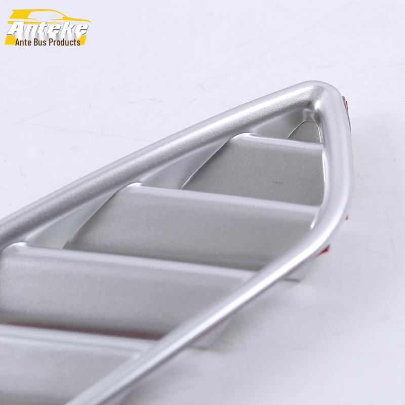 Fits 17-19 A4L: Front Air Vent Trim & Headlight Switch Sticker