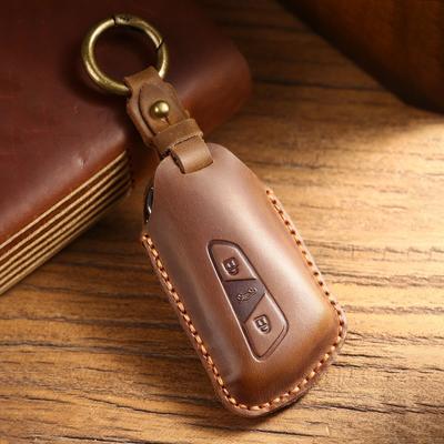 Genuine Leather Key Cover for VW Golf 8 Touareg Talagon ID3 ID4 Car Keys Custom Fit Protective Case