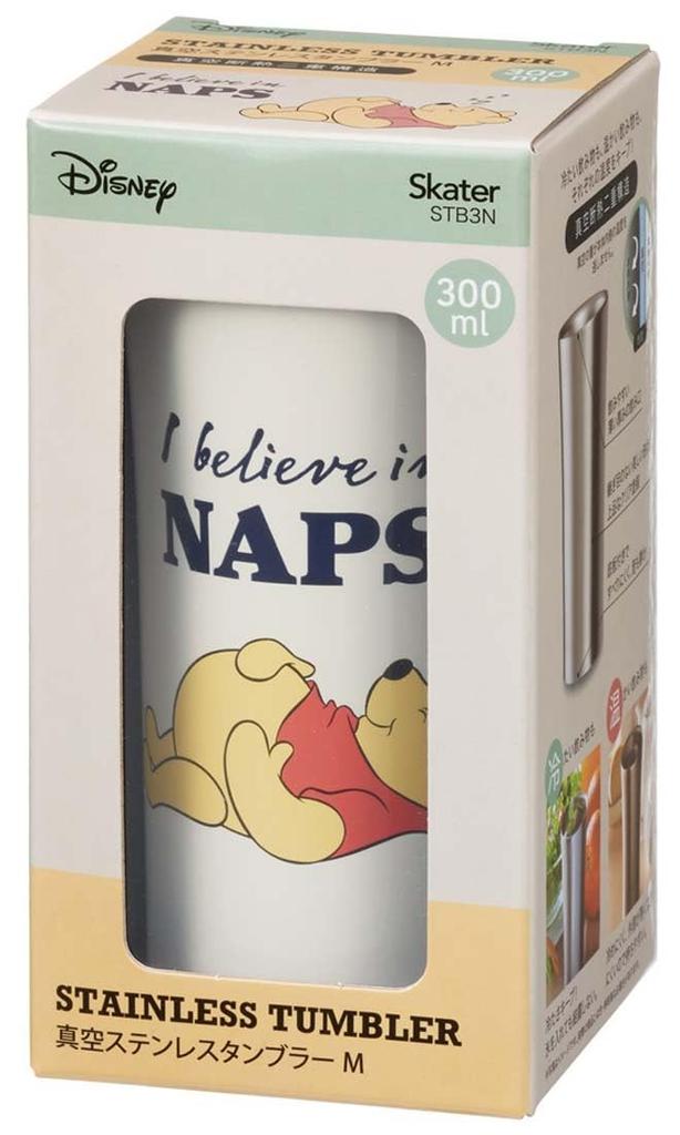 Skater Insulated Stainless Steel Disney Winnie the Pooh Tumbler, 300ml, Design, STB3N-A