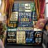 95Th Vintage 1931 Birthday Celebration Multipurpose Blanket Comfortable Suitable For Sofa Couch Office Bed Picnics Allseason Use Stylish Decor Unique