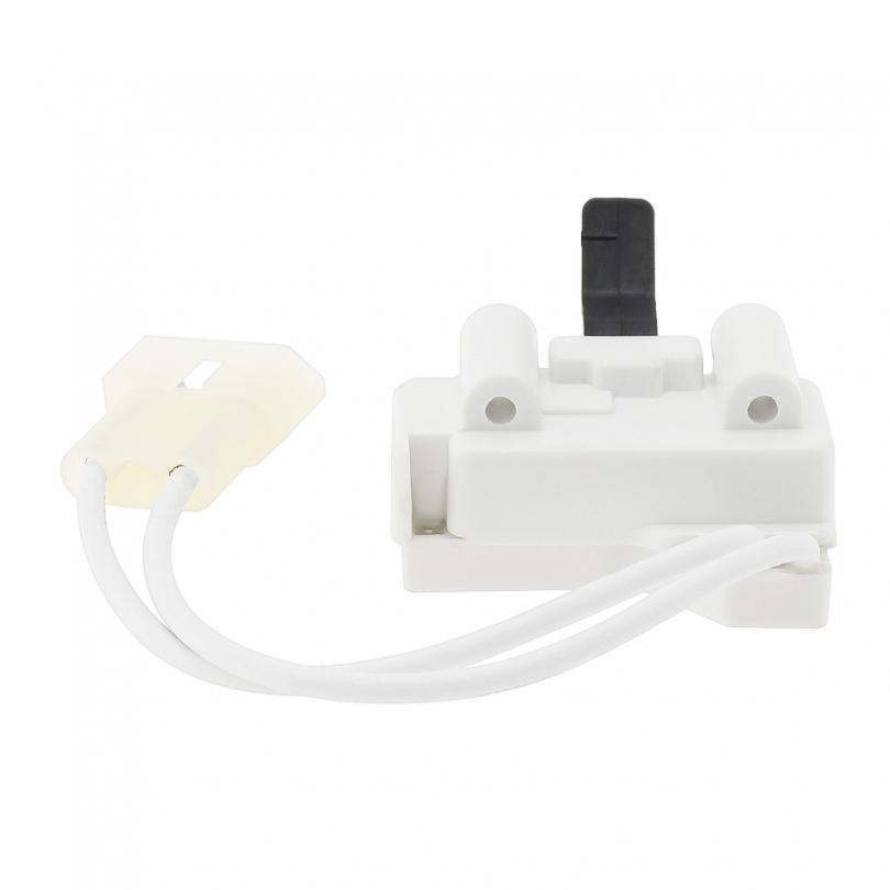 4pcs White Washing Machine Door Switch 3406109  Fit for Whirlpool / Kenmore, Precise Replaceable Door Switch
