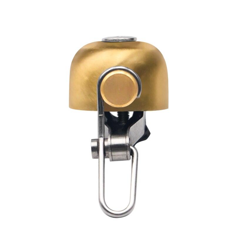 Bicycle Bell Clear Loud Sound Stainless Steel MTB Road Bike Safety Alarm Bell Cycling Handlebar Horn With Mounting Lock Plates