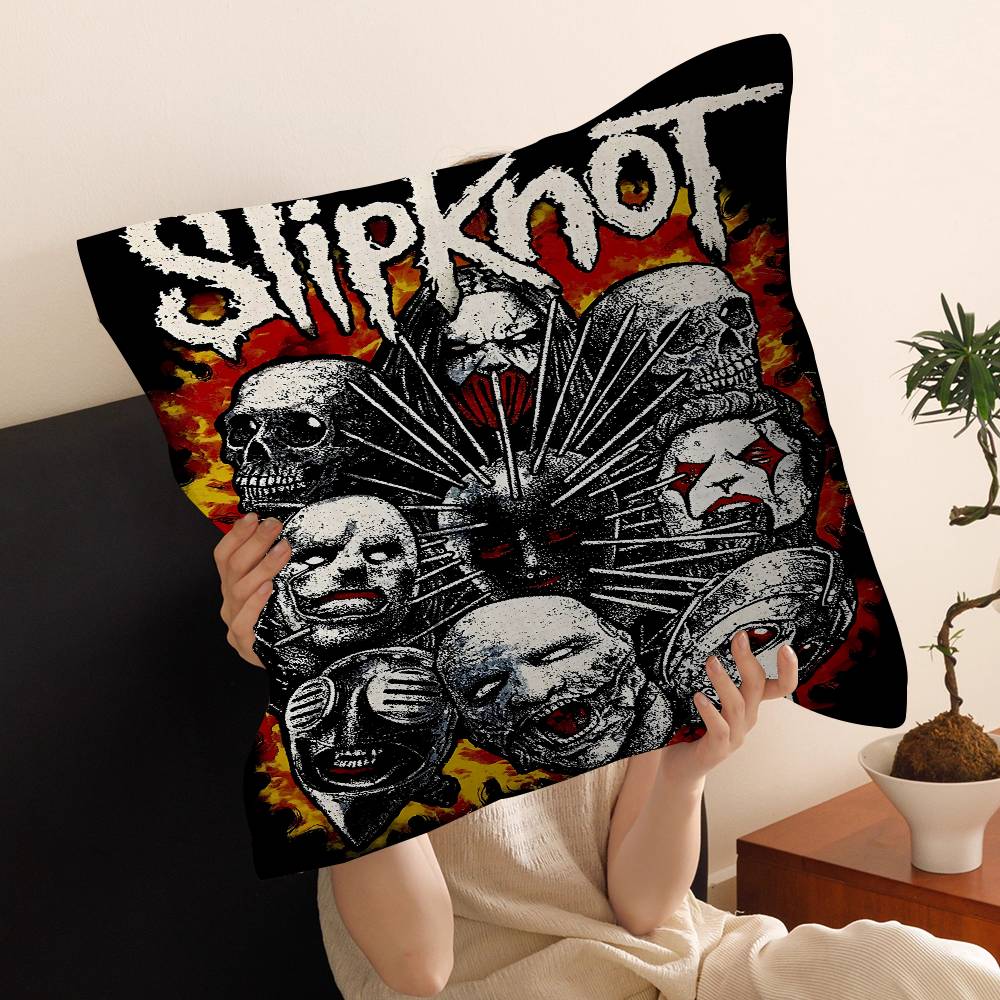 Heavy Metal Band Rap-Metal Music S-Slipknot Pillow Cover Design Cushion Cover Decor Holiday Decorati