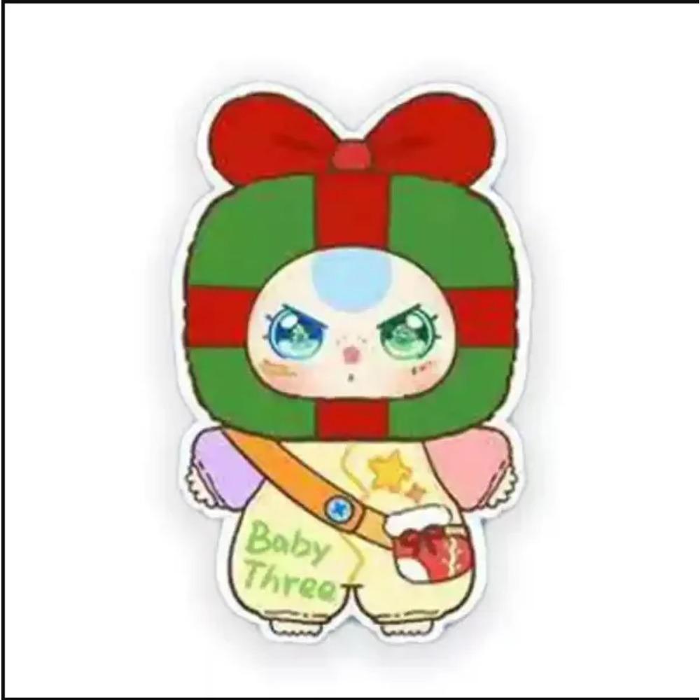 Genuine Baby Three 400% Christmas Limited Style Mystery Box Kawaii Doll Character Big Baby Collection Blind Box Cute Toys Gifts