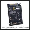 Tarjeta Adaptadora NGFF/MSATA a SATA3 para SSD M.2 KEY B-M a Interfaz 6G