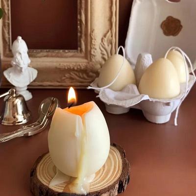 Silikonová forma na svíčku ve tvaru vejce Ručně vyráběná DIY forma Kreativní velikonoční vejce Forma na dort Výroba svíček Formy pro aromaterapii