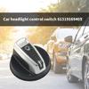 Accuracy Engineered Headlamp Switches 61319169405 Replacements Easy Install Headlamp Knob ABS Car Headlight Knob for Car