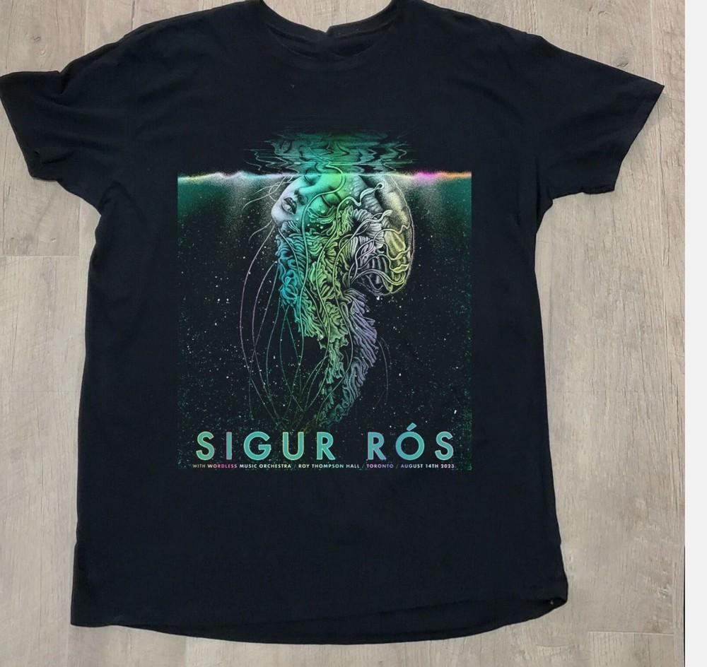 Sigur Ros Band Toronto August Poster Show Short Sleeve Unisex TShirt Unisex T-Shirt S