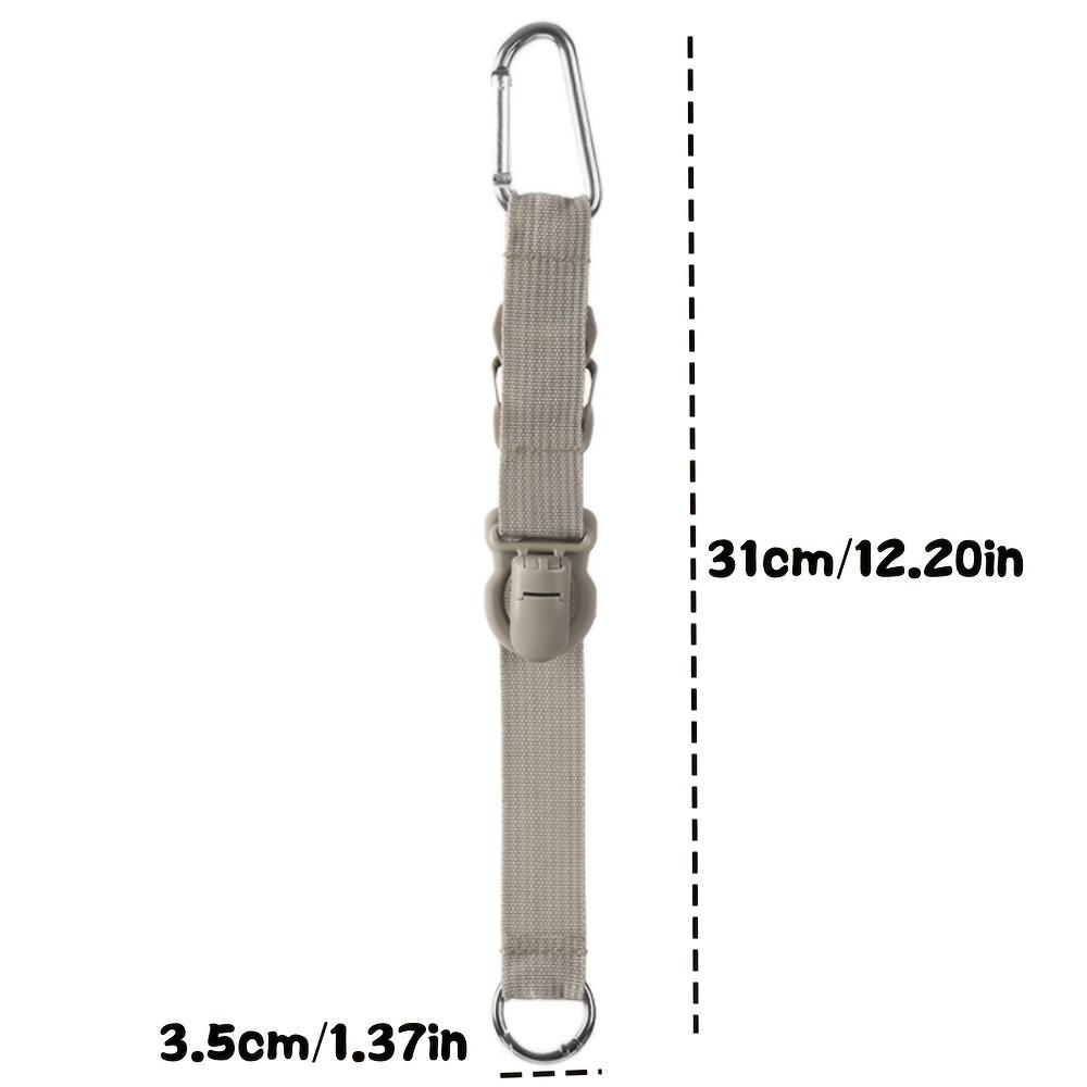 Multi-Functional Packing Strap with Adjustable Plastic Buckle And Lock,for Securing Water Bottles,And Personal Items on Backpack