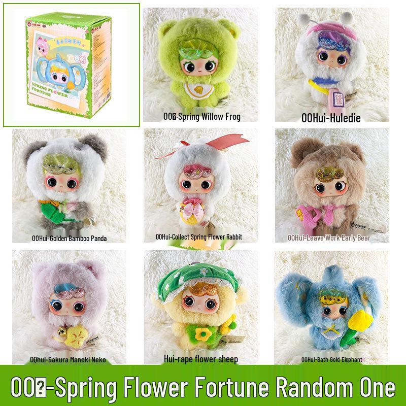 Big Cute Plush Blind Box Lily Rabbit Figurine Doll Pendant for Three-Year-Olds