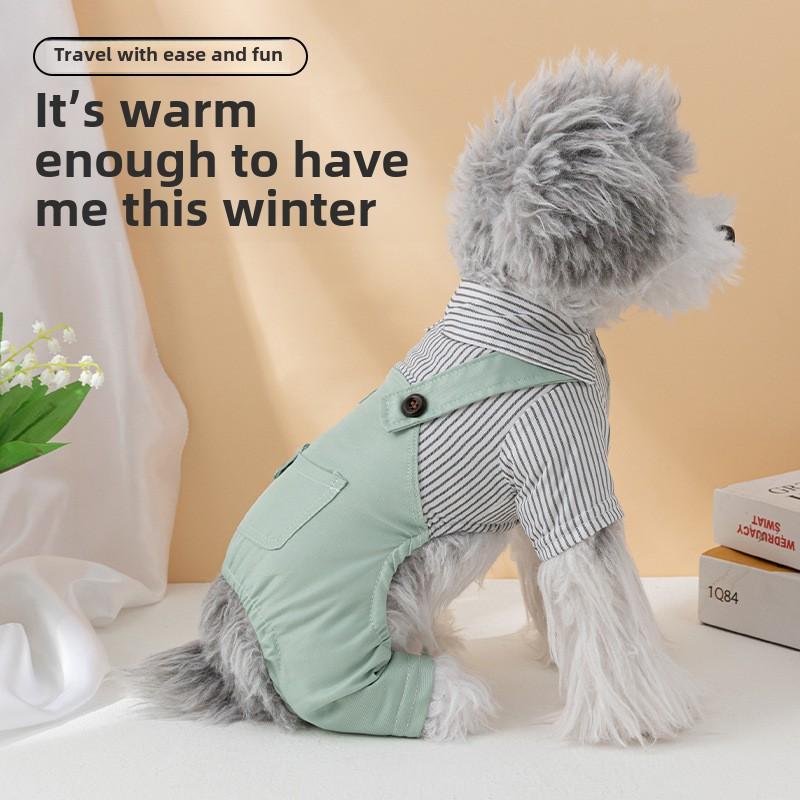 Summer, Pet Dog Dog Cat Fashion Overalls Breathable Clothes Without Shedding Hair